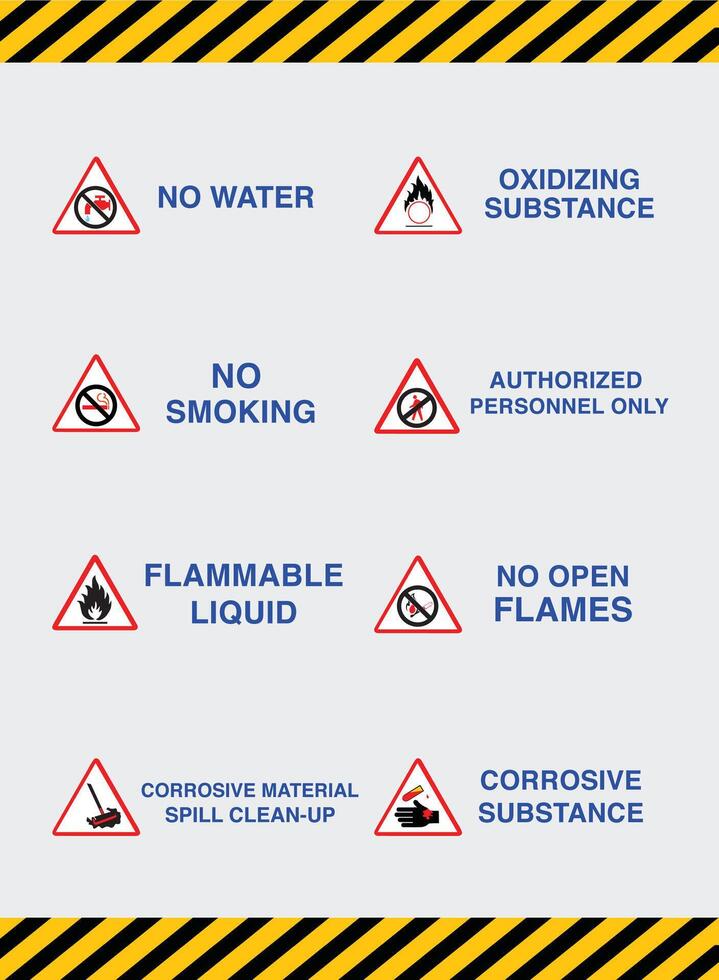 Signage, caution ,warning sign icon vector