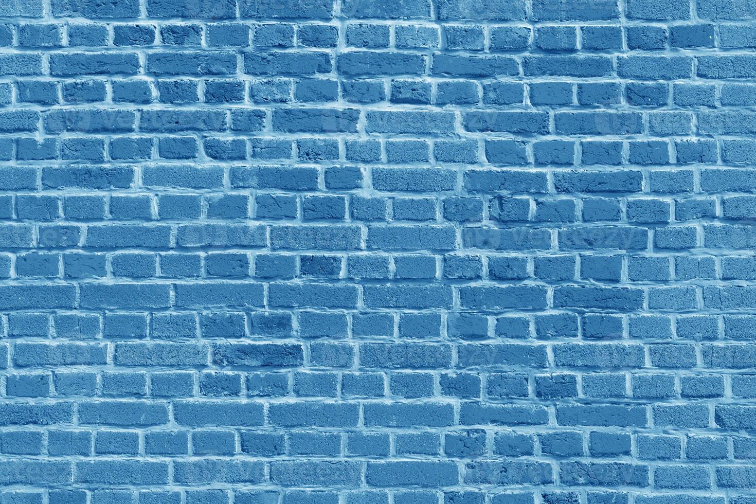 The background of the old blue brick wall for design interior and various scenes or as a background for interviews. photo