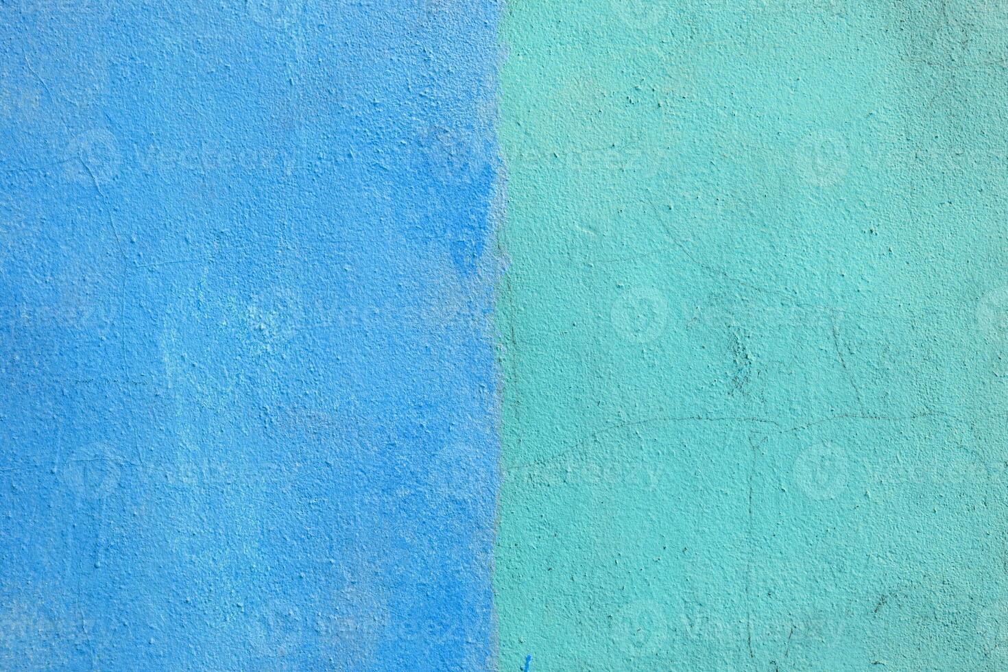 Texture of rough blue plaster. Architectural abstract background. photo