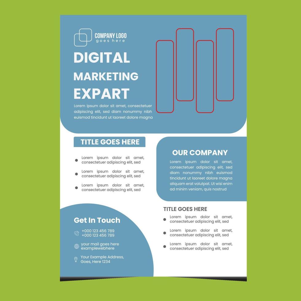 Flyer Design for your Business vector