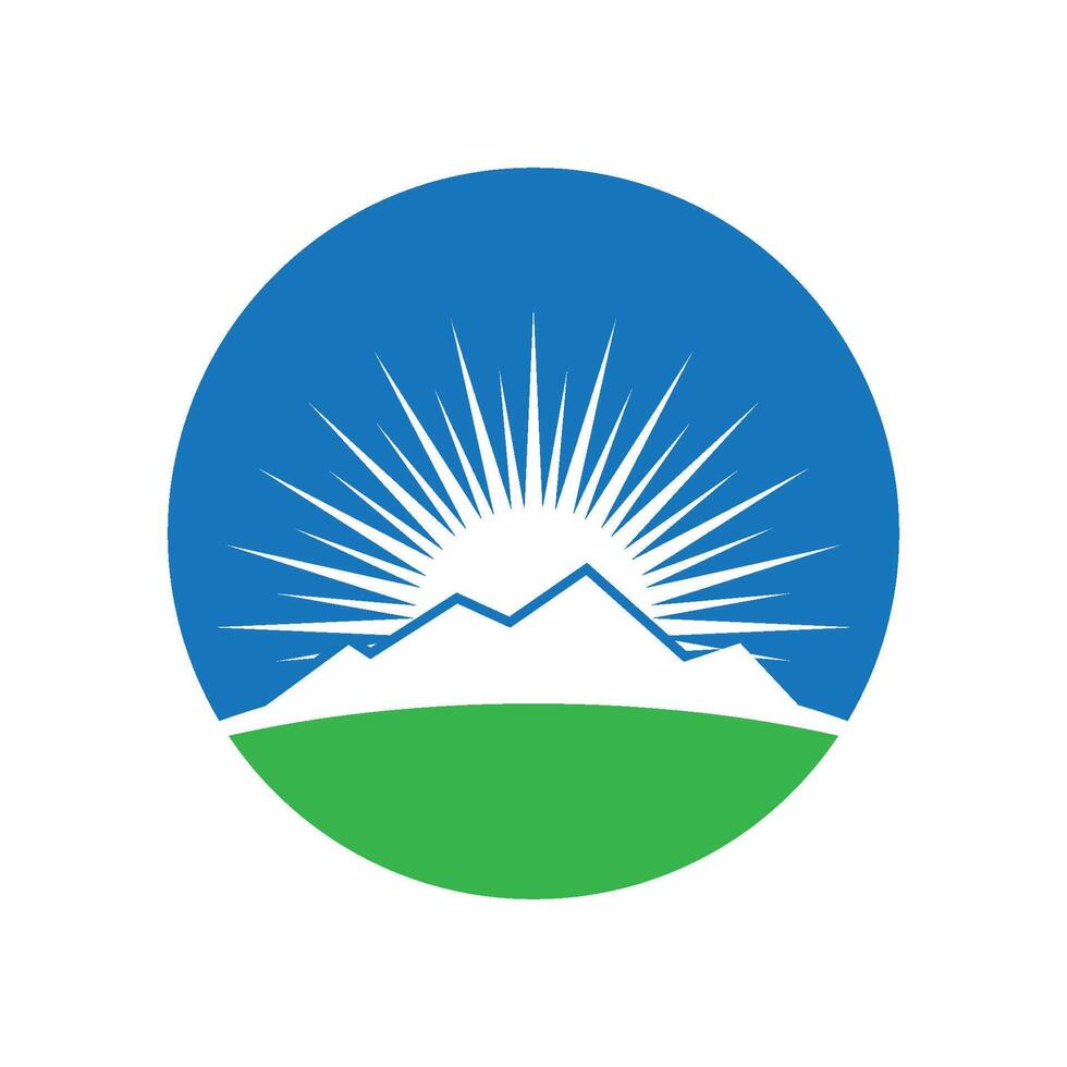 Mountain logo illustration vector