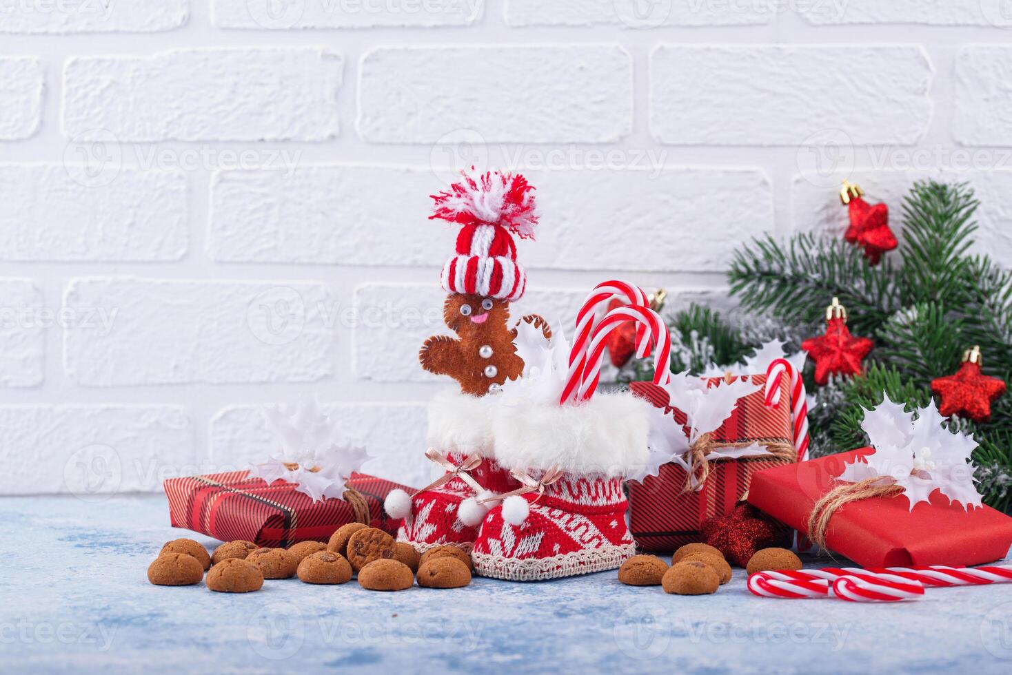 Sinterklaas or Saint Nicholas celebration concept photo