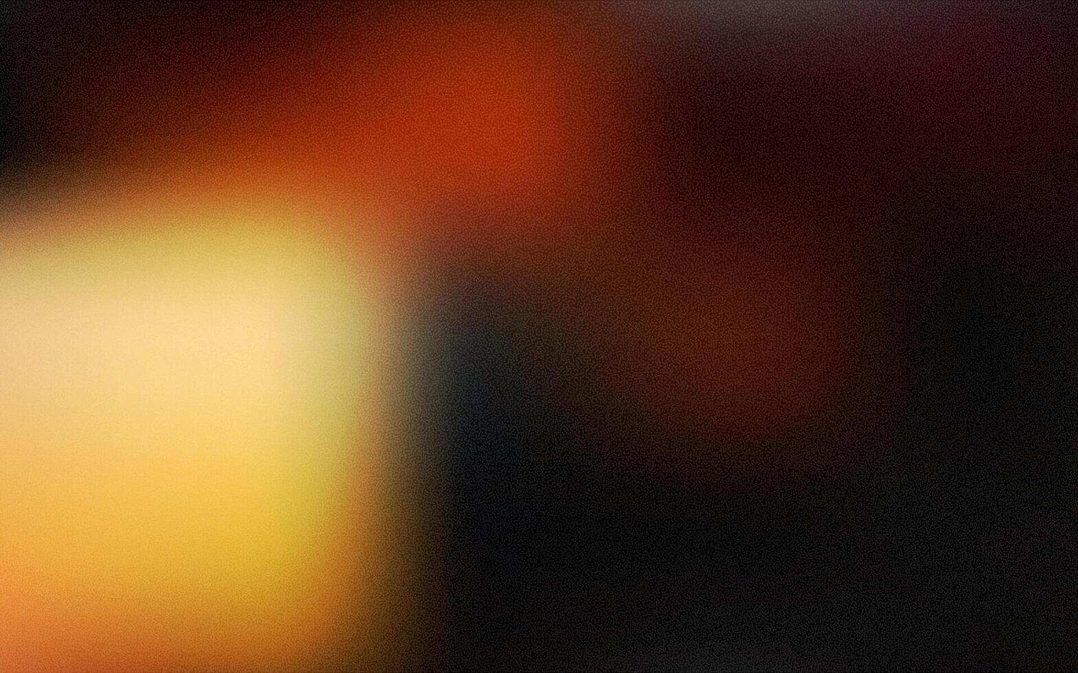 Abstract black and orange light liquid background. Gradient mesh effect bright color blend. Blurred colorful mix fluid and grain grunge texture gradation, noise blur abstract background vector