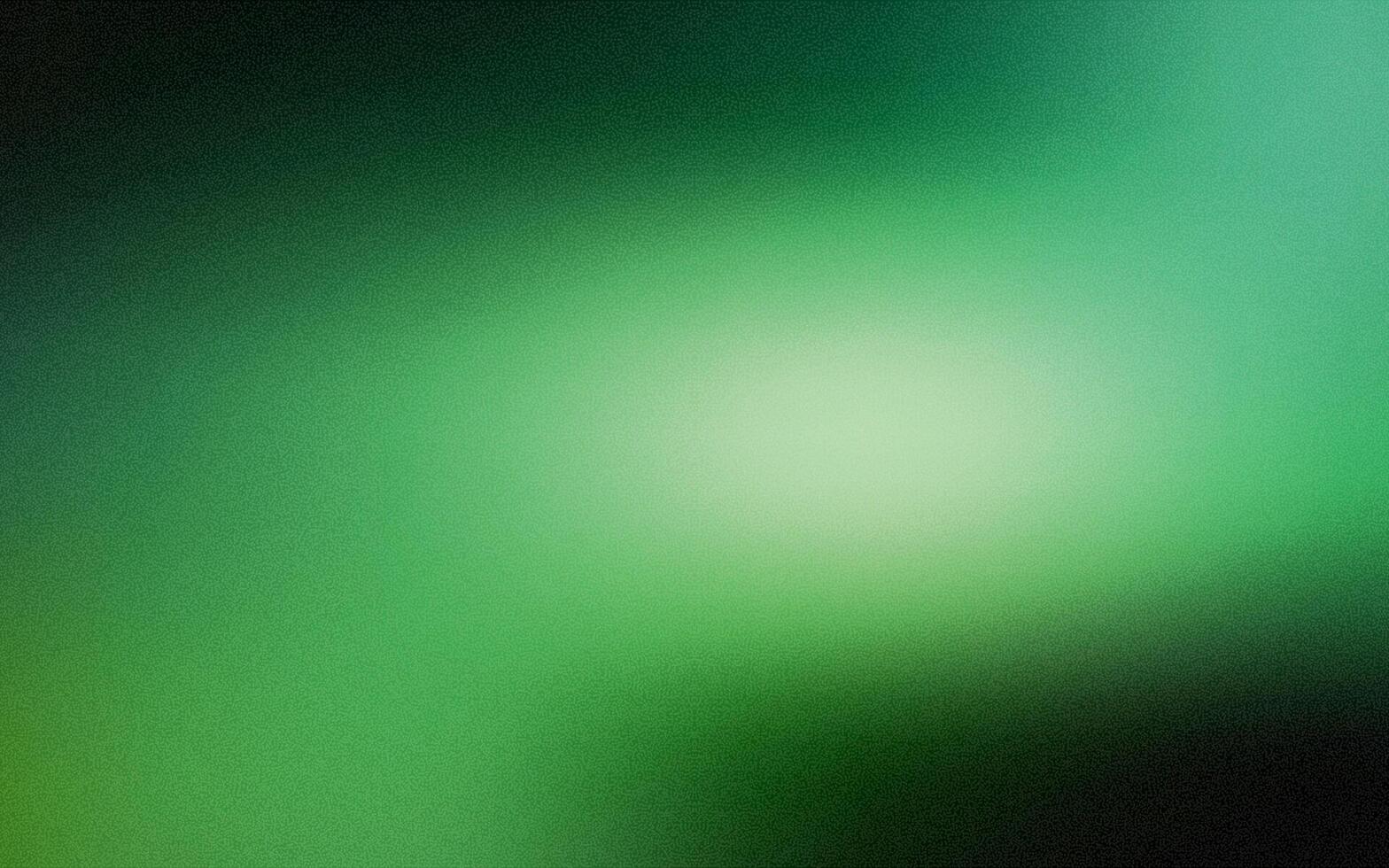 Abstract black and green light liquid background. Gradient mesh effect bright color blend. Blurred colorful mix fluid and grain grunge texture gradation, noise blur abstract background vector