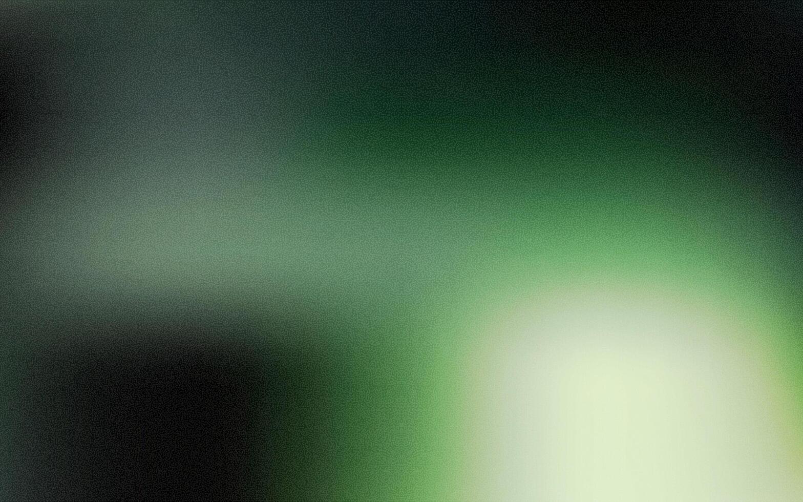 Abstract black and green light liquid background. Gradient mesh effect bright color blend. Blurred colorful mix fluid and grain grunge texture gradation, noise blur abstract background vector