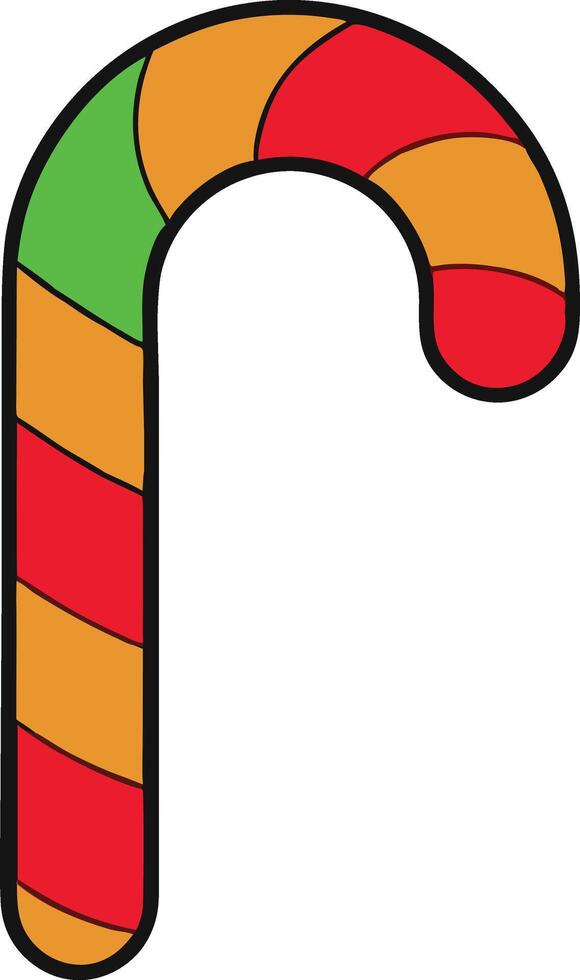 Candy cane clip art illustration vector