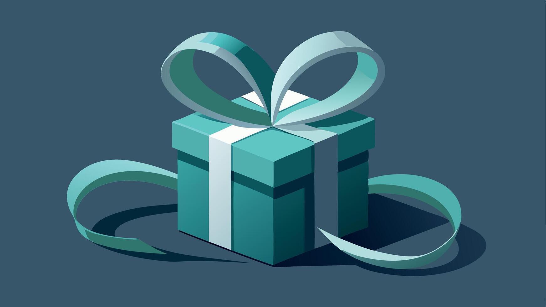 Gift box icon isolated 3d render illustration vector