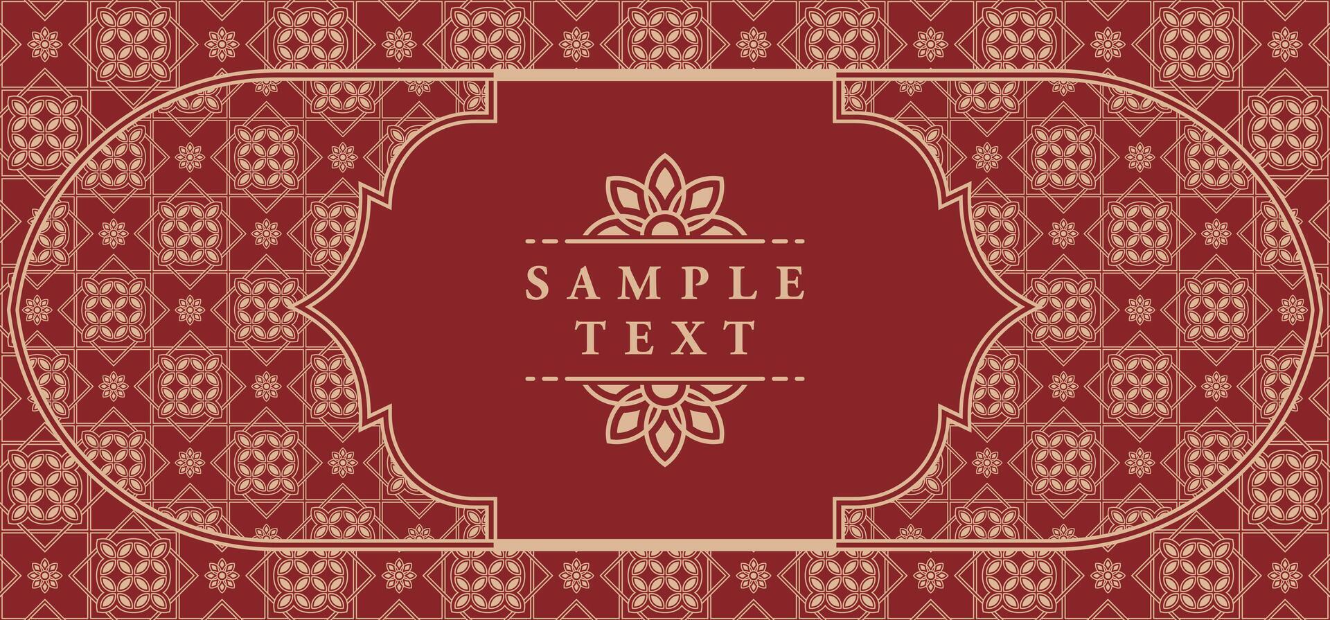 Batik Pattern with Floral Motifs vector