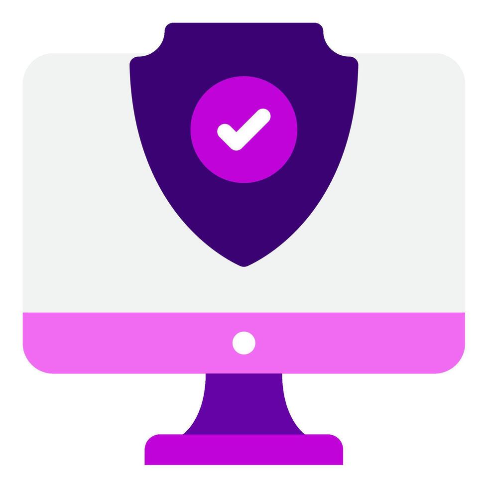 Antivirus Cyber Security icon illustration vector