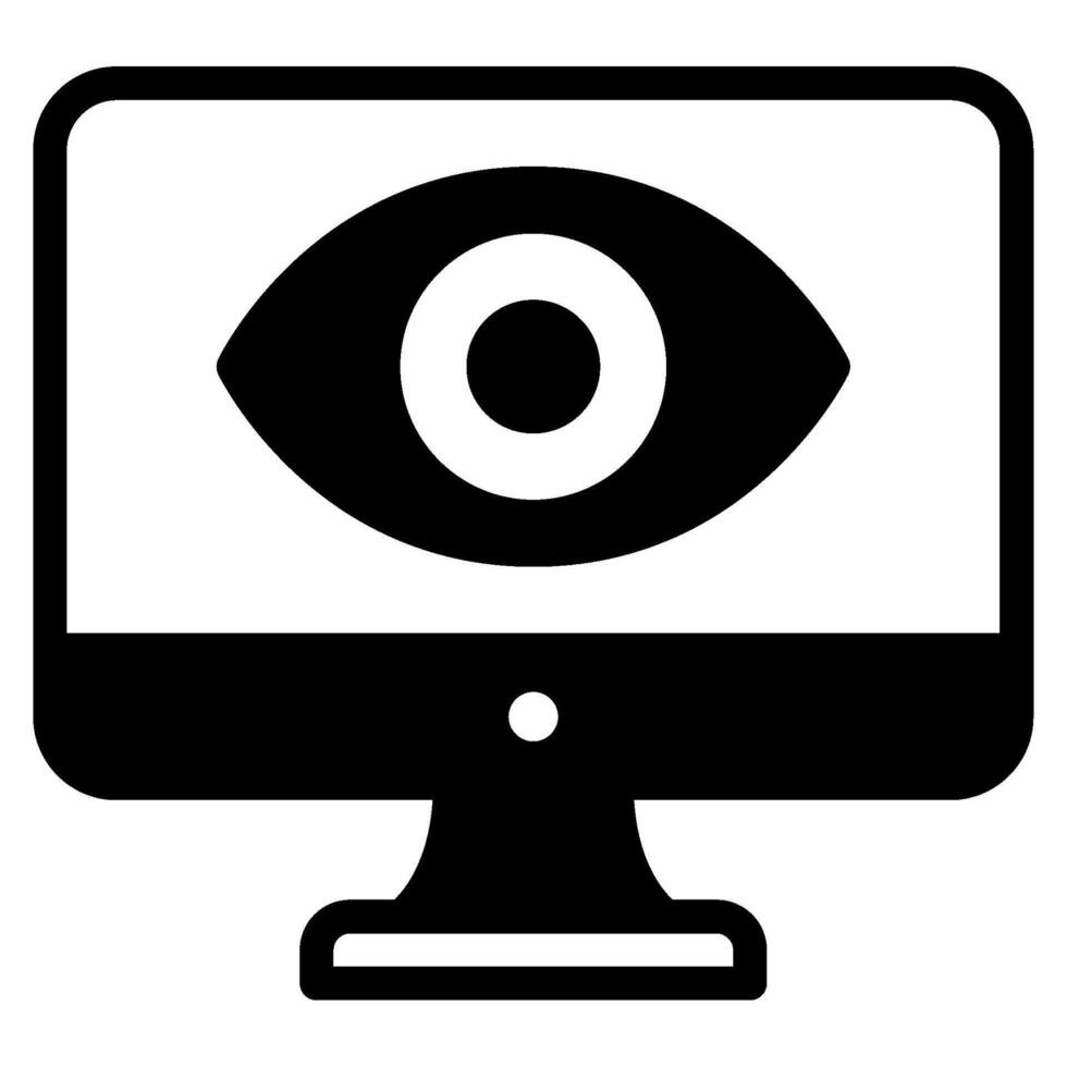 Spyware Cyber Security icon illustration vector