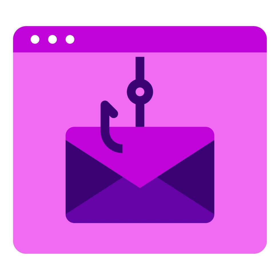 Phishing Cyber Security icon illustration vector