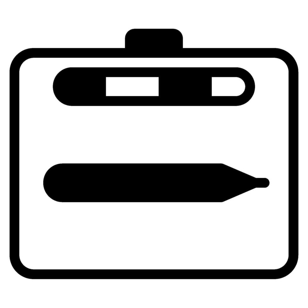 Tablet Pen freelancer icon illustration vector
