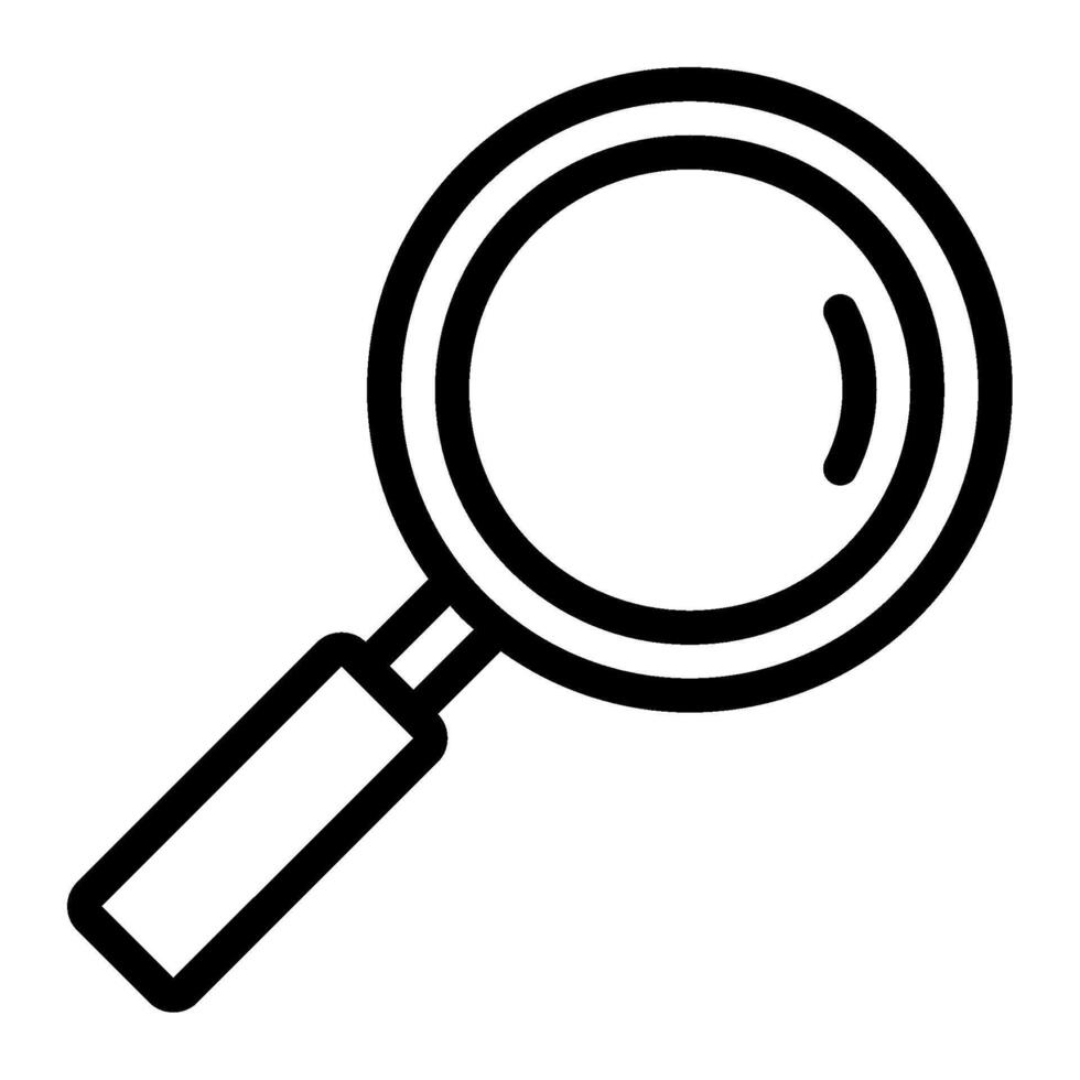 Magnifying Glass start up icon illustration vector