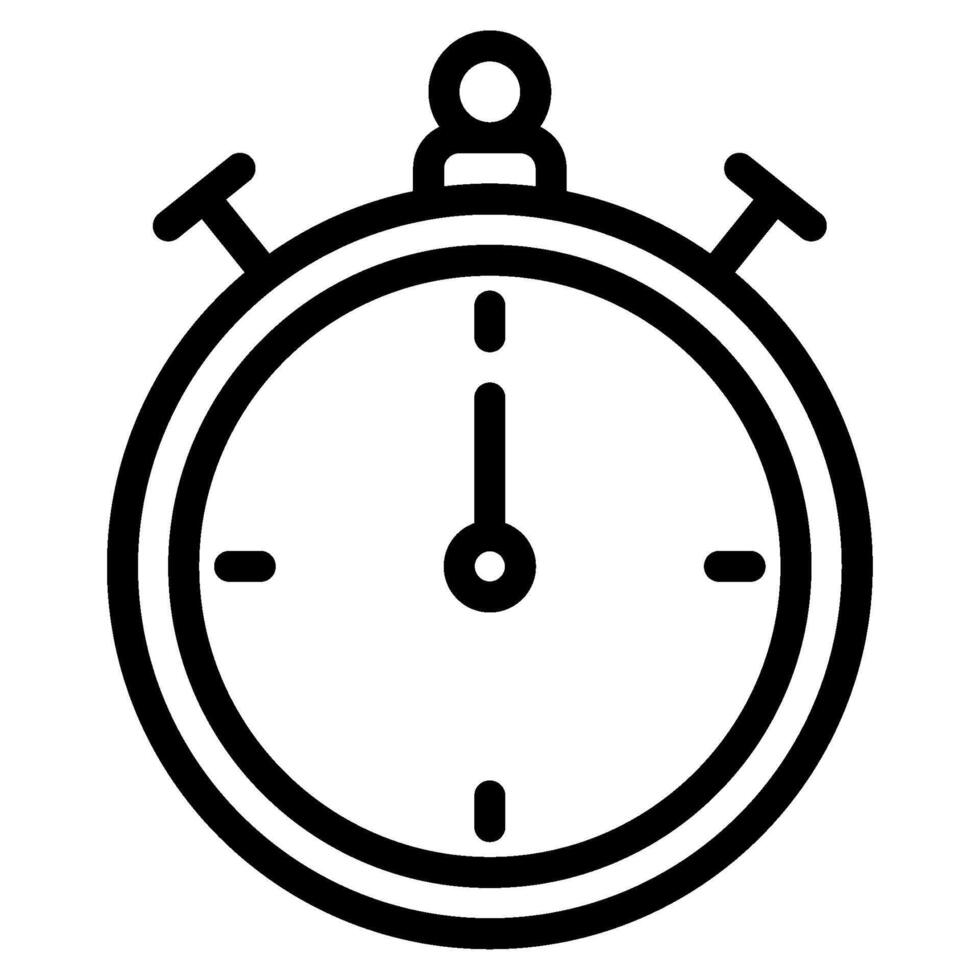 Stopwatch start up icon illustration vector