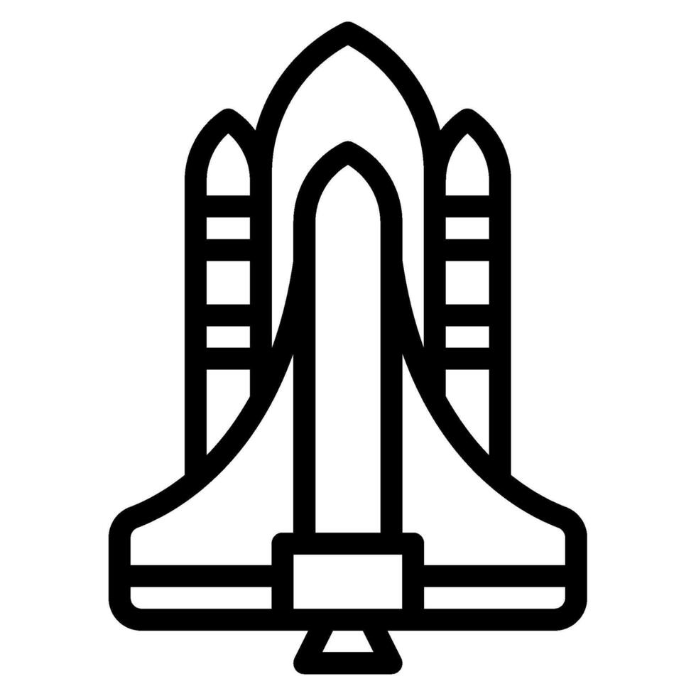 Rocket start up icon illustration vector