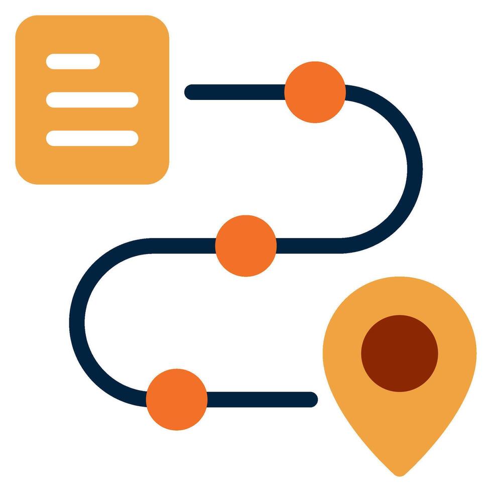 Roadmap start up icon illustration vector