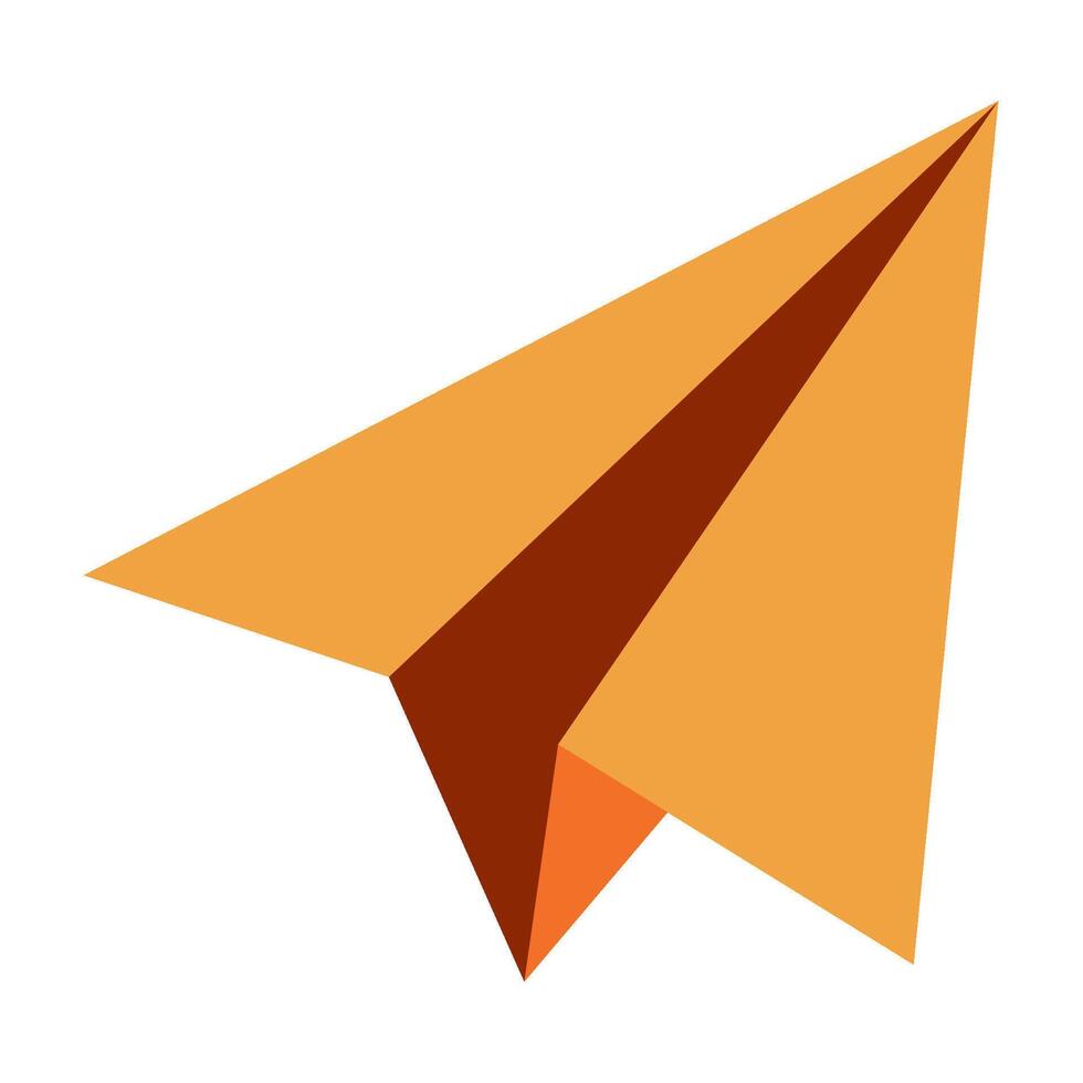 Paper Plane start up icon illustration vector