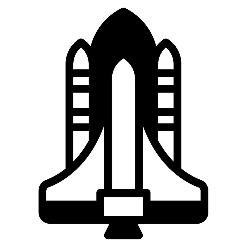 Rocket start up icon illustration vector