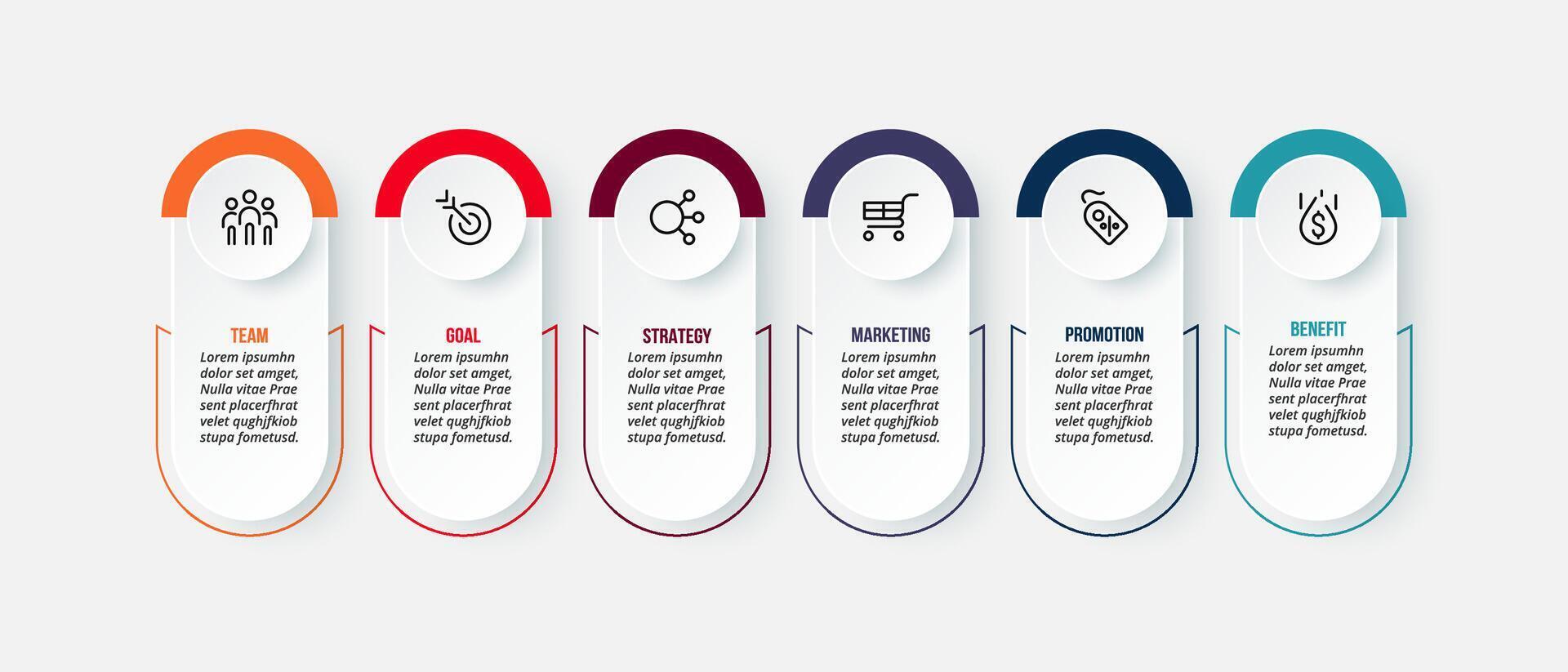 Infographic business presentation design. vector