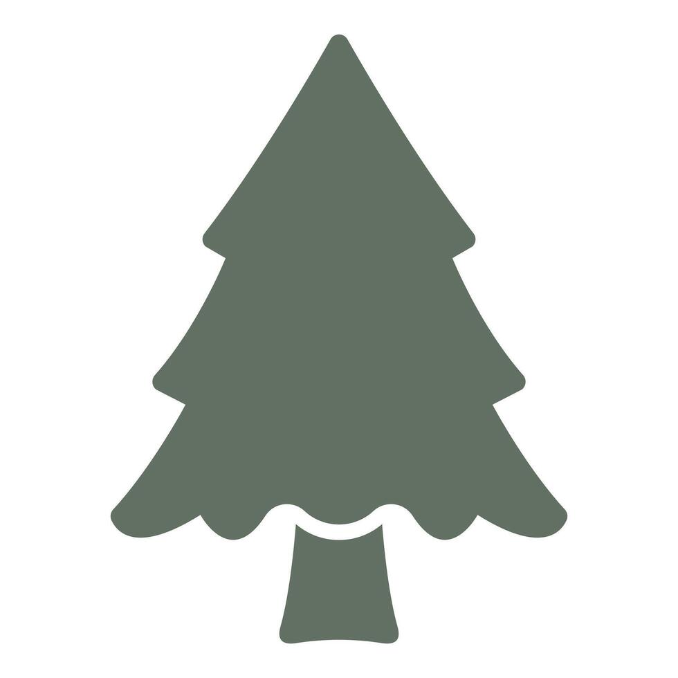 pine tree icon symbol flat vector