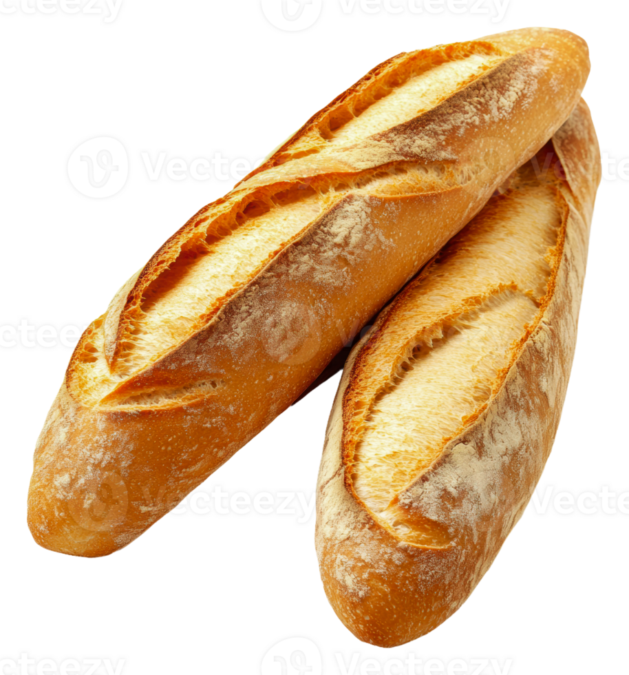 Cooling baguettes on the counter png