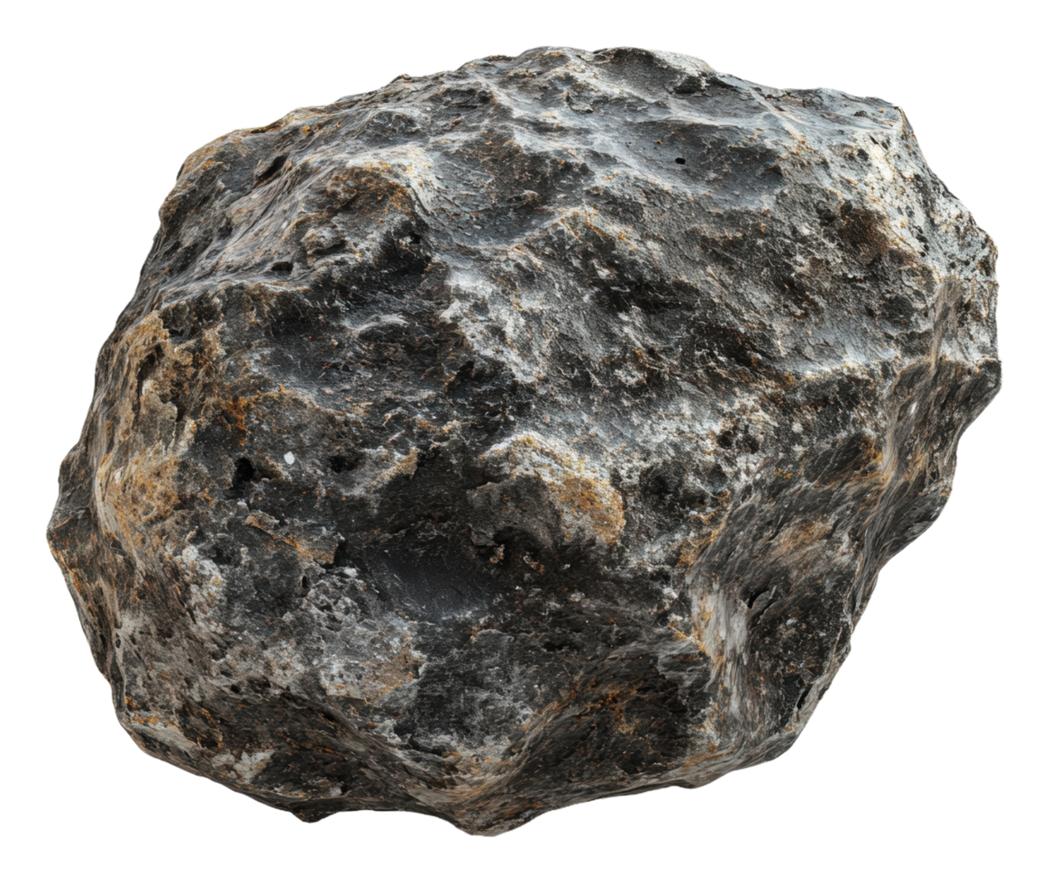 Unique textured rock found in a remote wilderness png