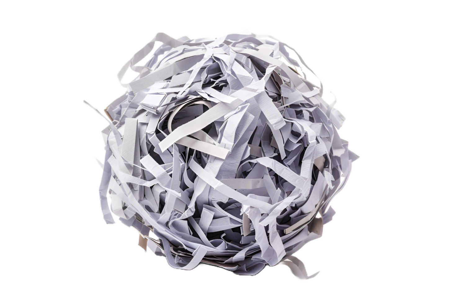 Crumpled Paper Ball transparent background png