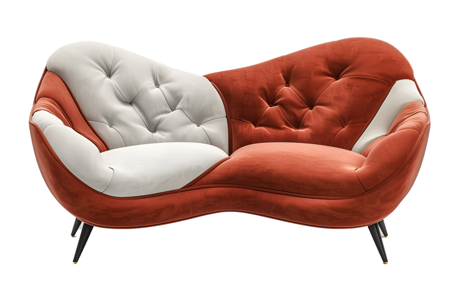Stylish 3D Sofa Chair, Elegant Chair Design, Modern Sofa in 3D, png