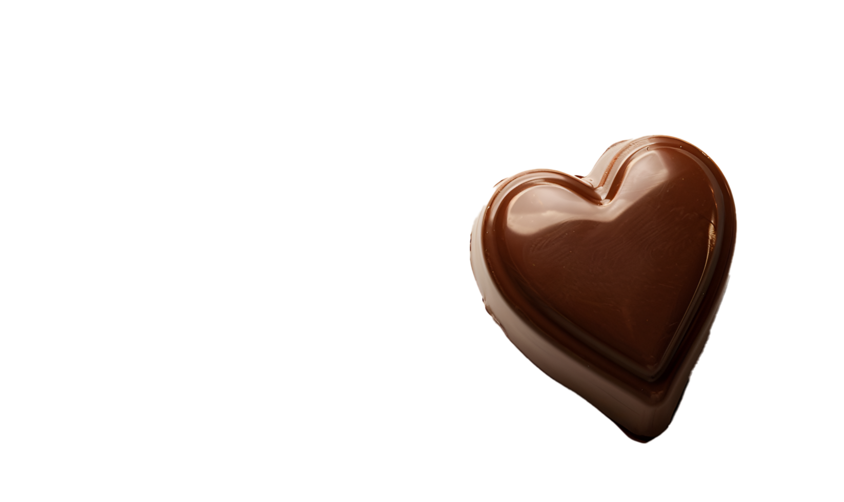 heart shape chocolate isolated on transparent background png