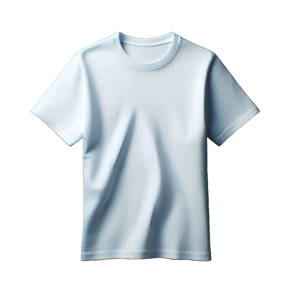 White T Shirt Mockup Isolated On Transparent Background png