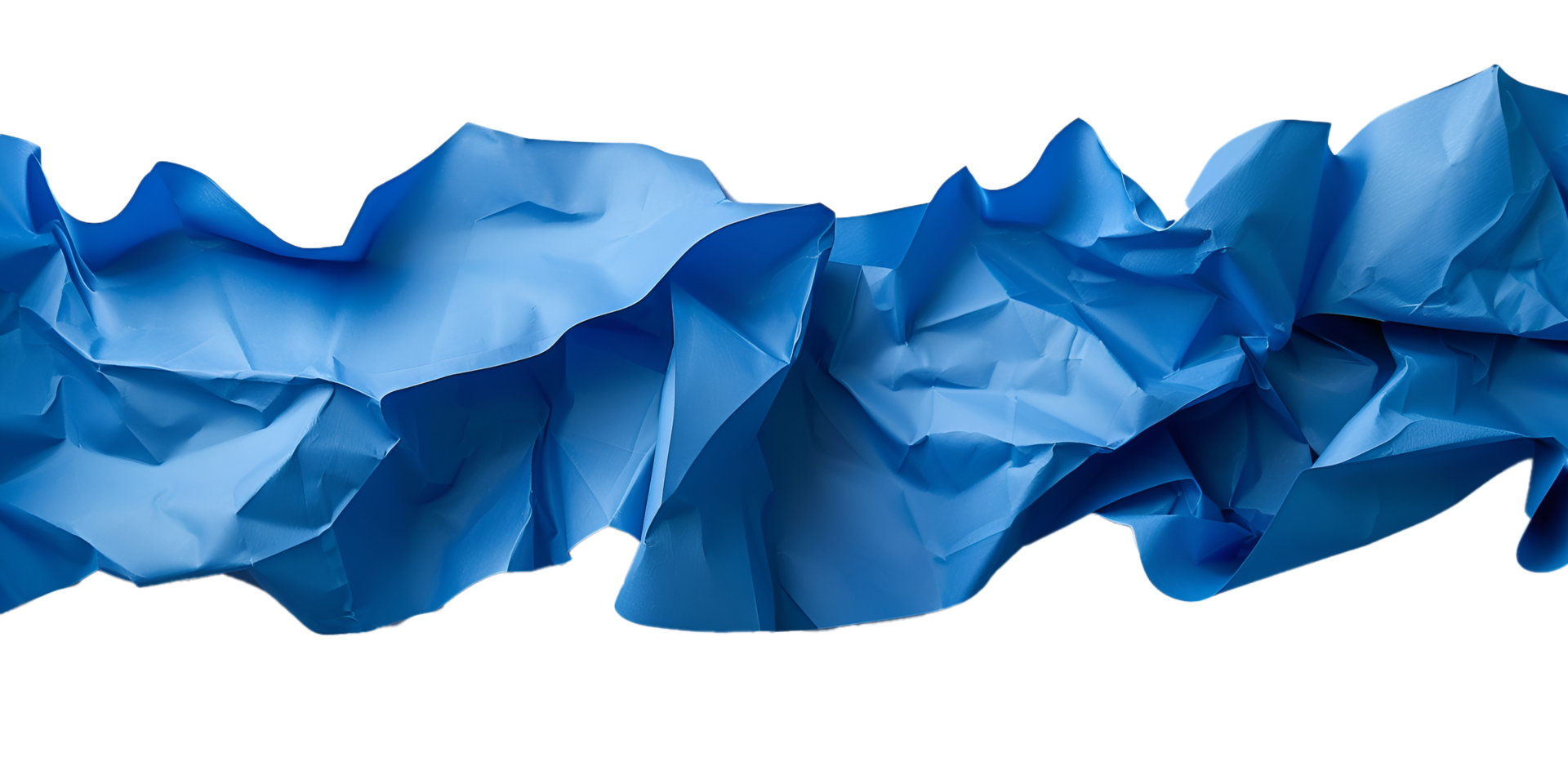 blue paper torn isolated on transparent background png
