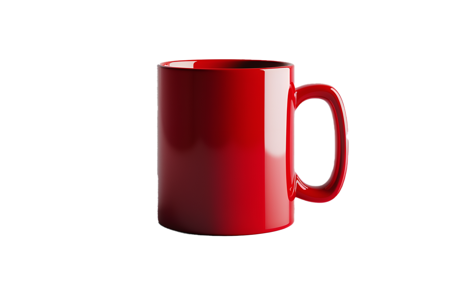 A red coffee mug on transparent background 51015496 PNG