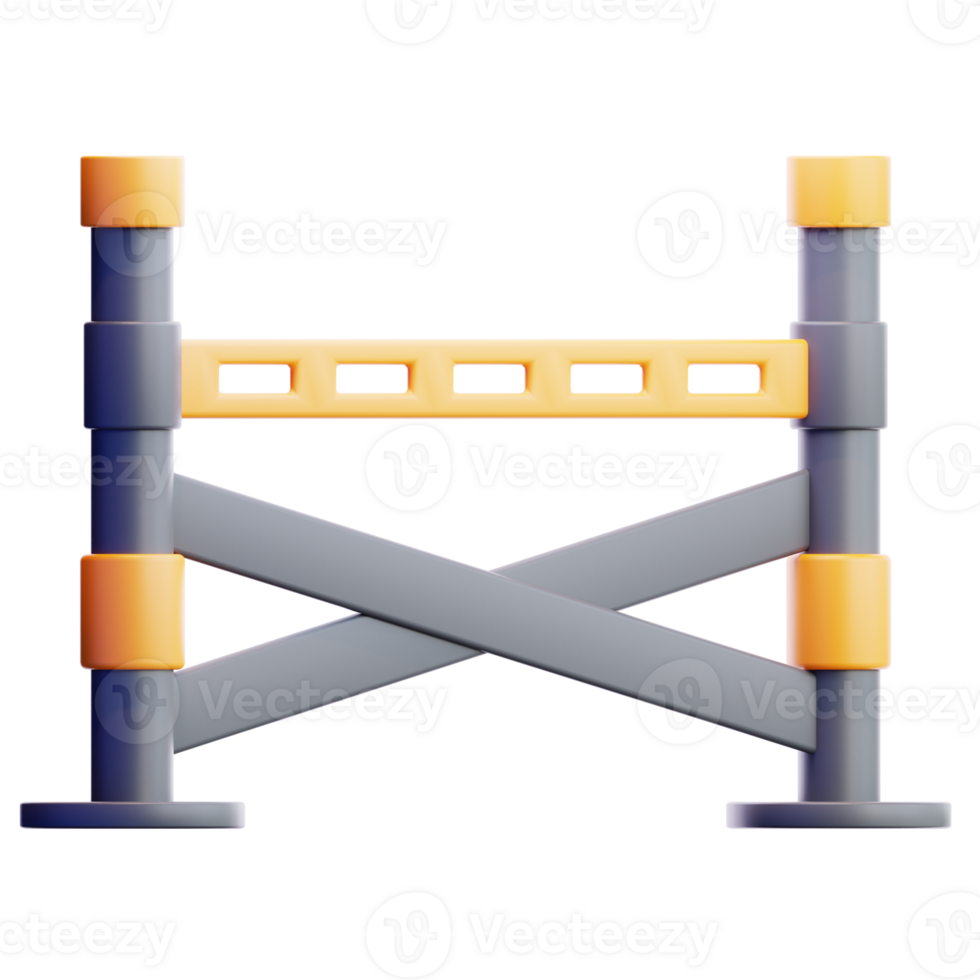 Horse Obstacle 3D Illustration png