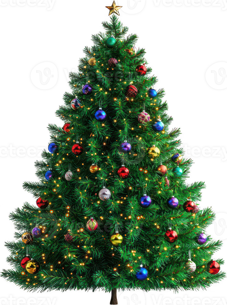 Glowing Christmas Tree png