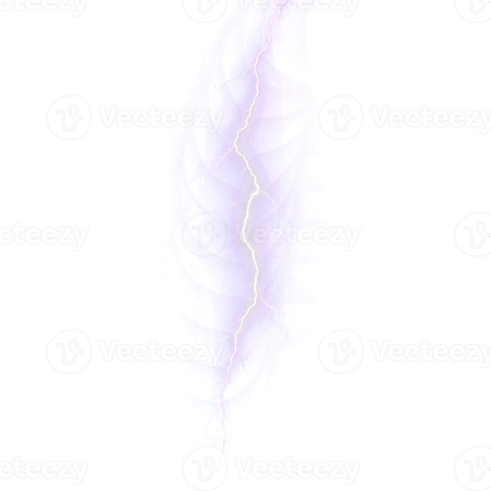 Thunderbolt Lightning on Transparent Background png