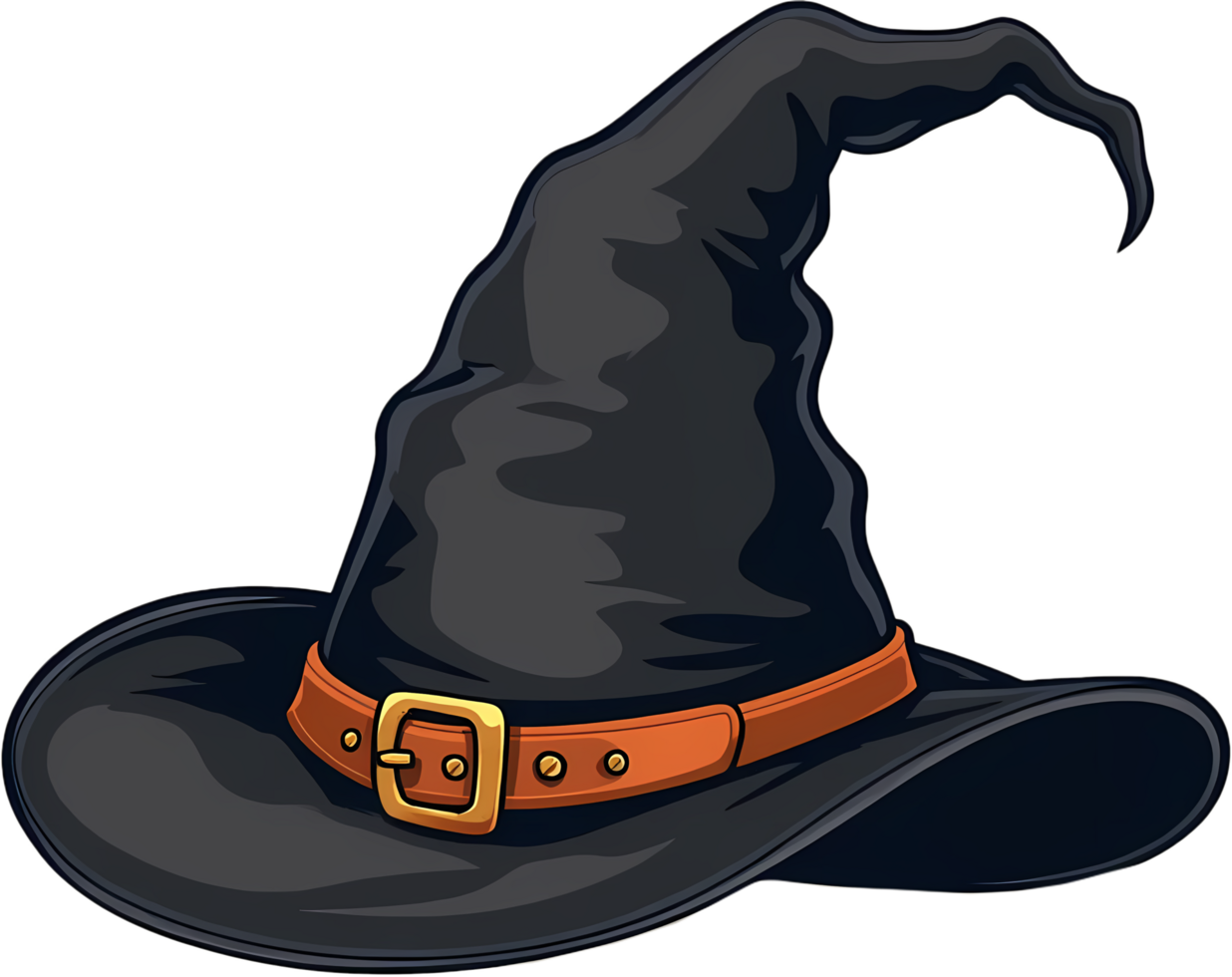 Classic Witch Hat Clip Art Design png