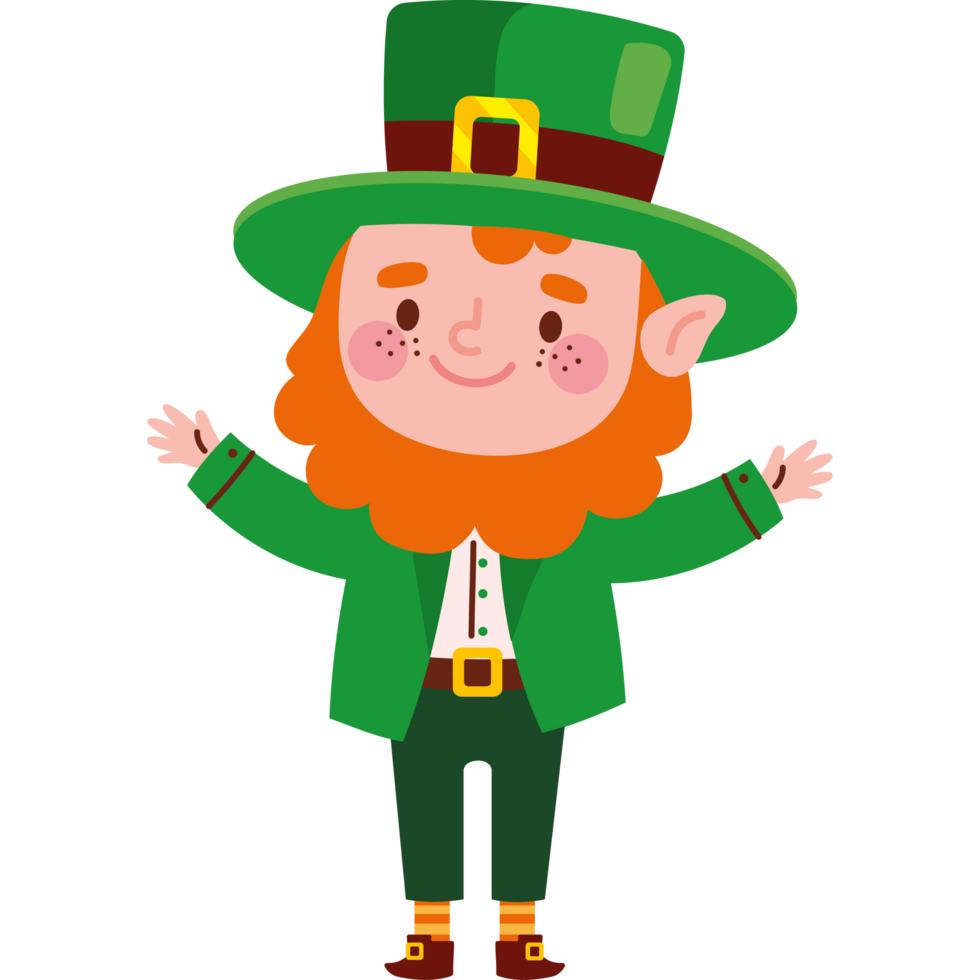 saint patricks day leprechaun png