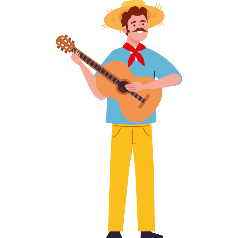festa junina man character png