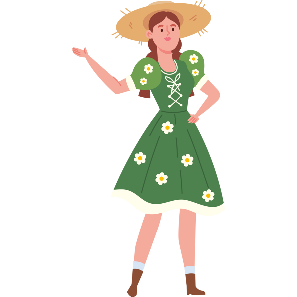 festa junina woman in costume png