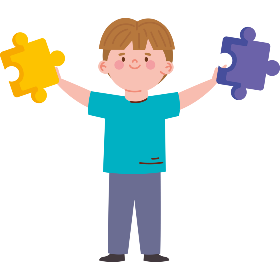 autism boy with hands up png