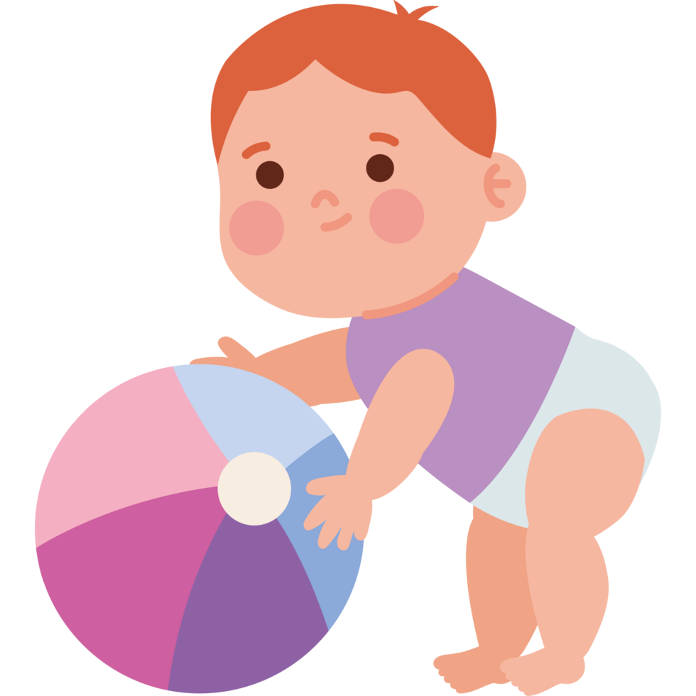 baby shower boy with ball png