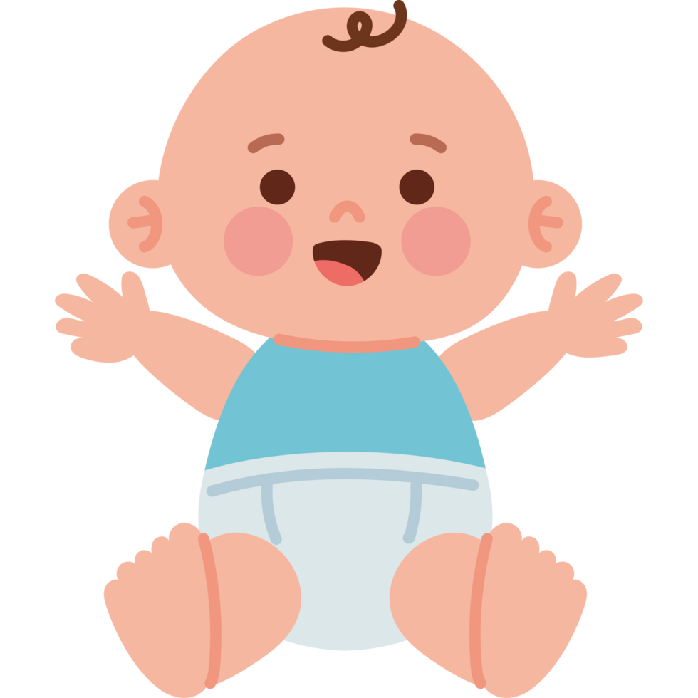 baby shower cute boy png