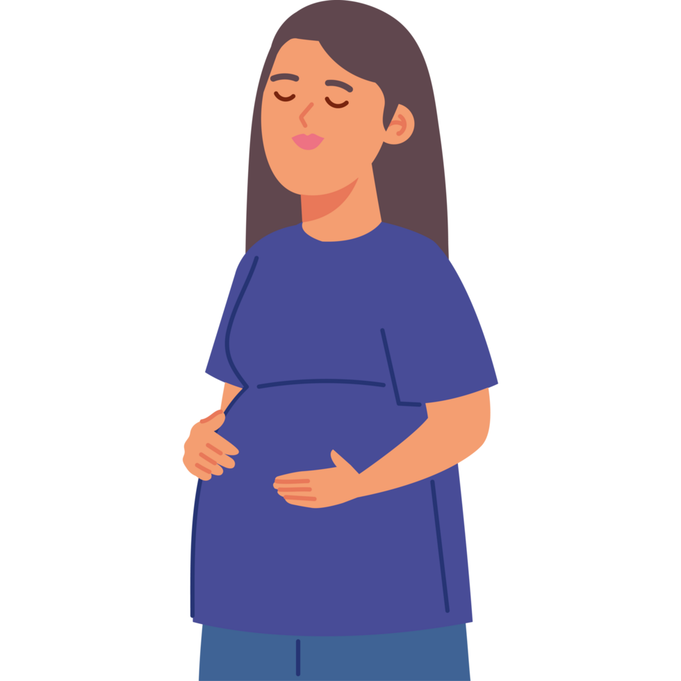 baby shower pregnant character png