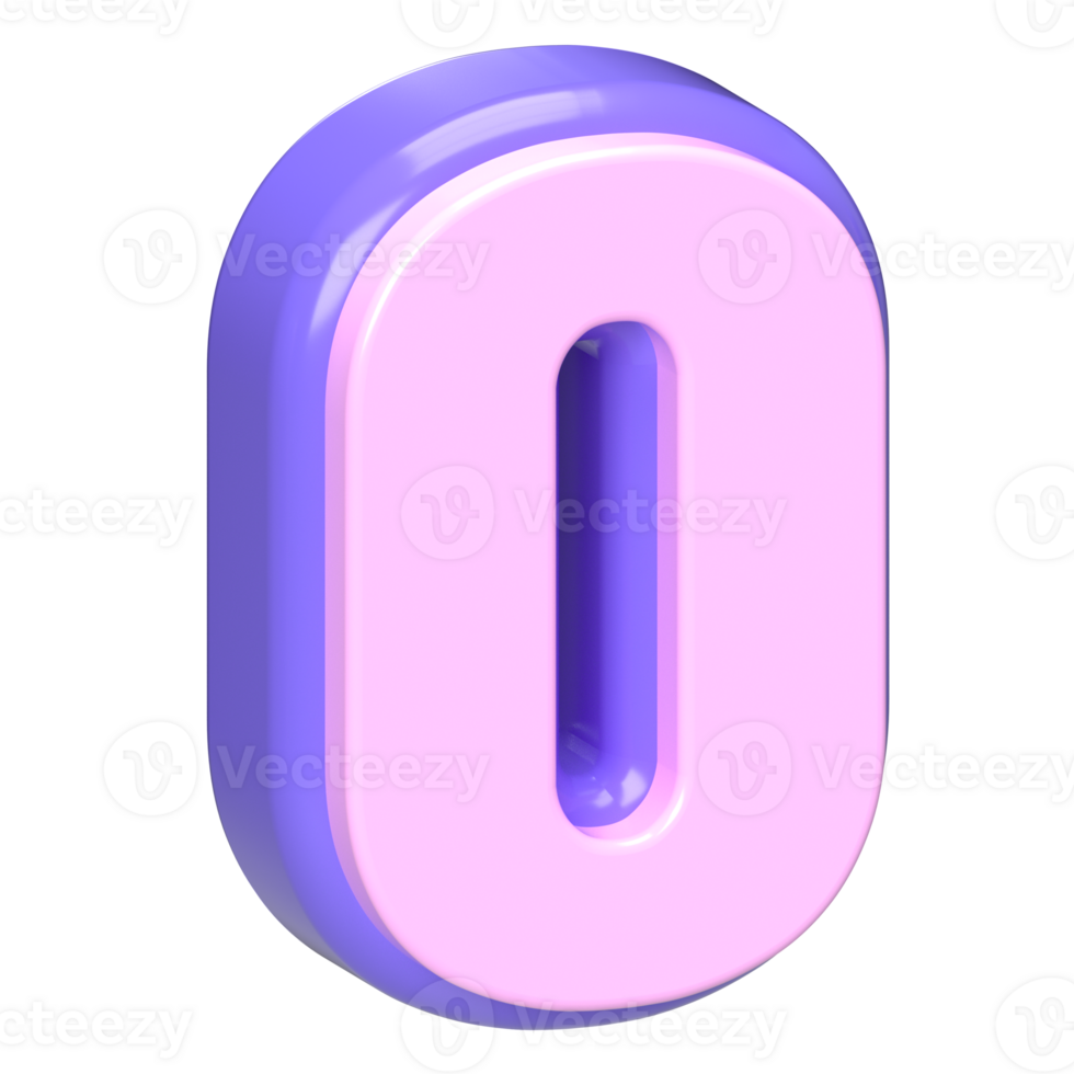 3D Rendered Purple and Pink png