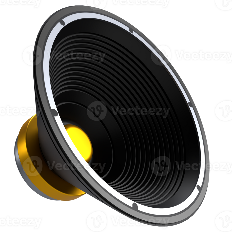 3D Speaker Cone Design png
