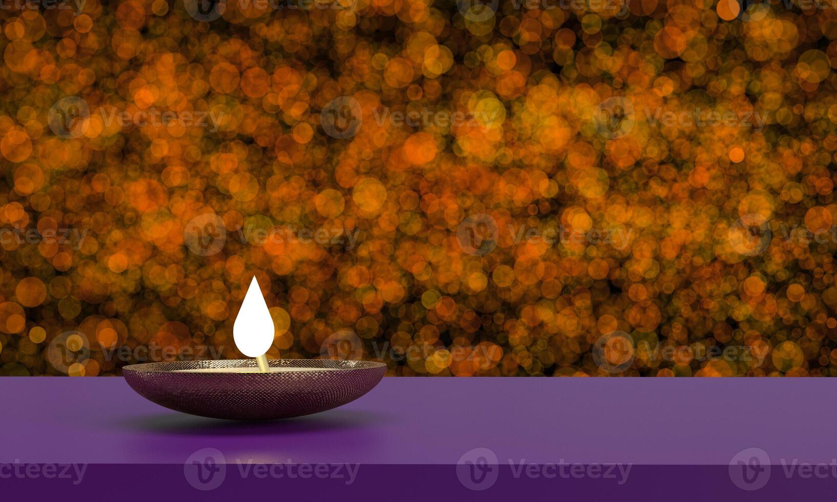 hinduism india night bokeh yellow orange gradient color background copy space night illuminated glowing copy space greeting candle shiny burning festival abstract event vertical diwali particle diya photo