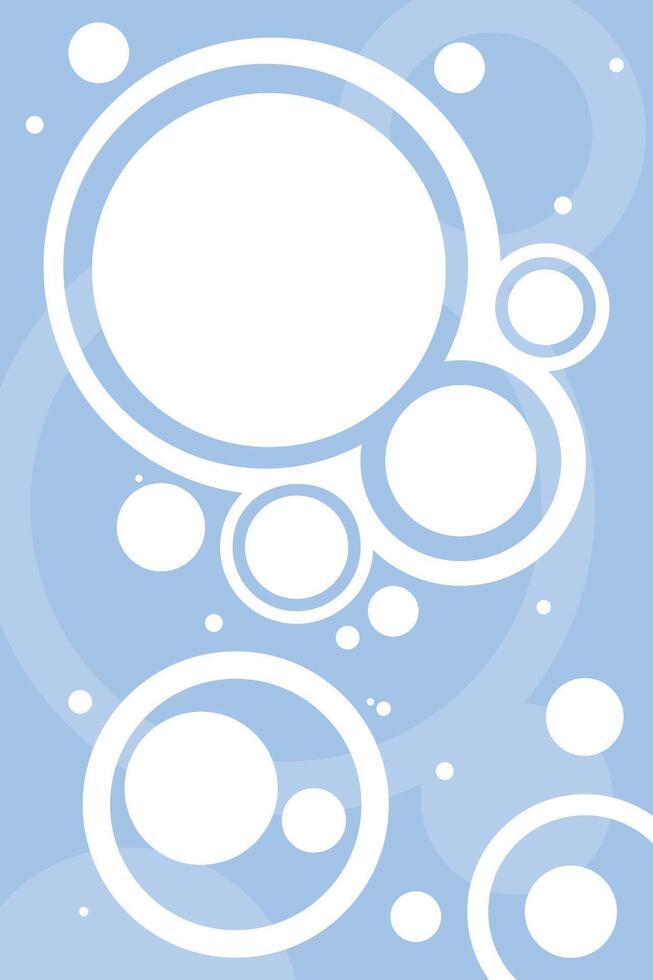 blue abstract circle background wallpaper vector