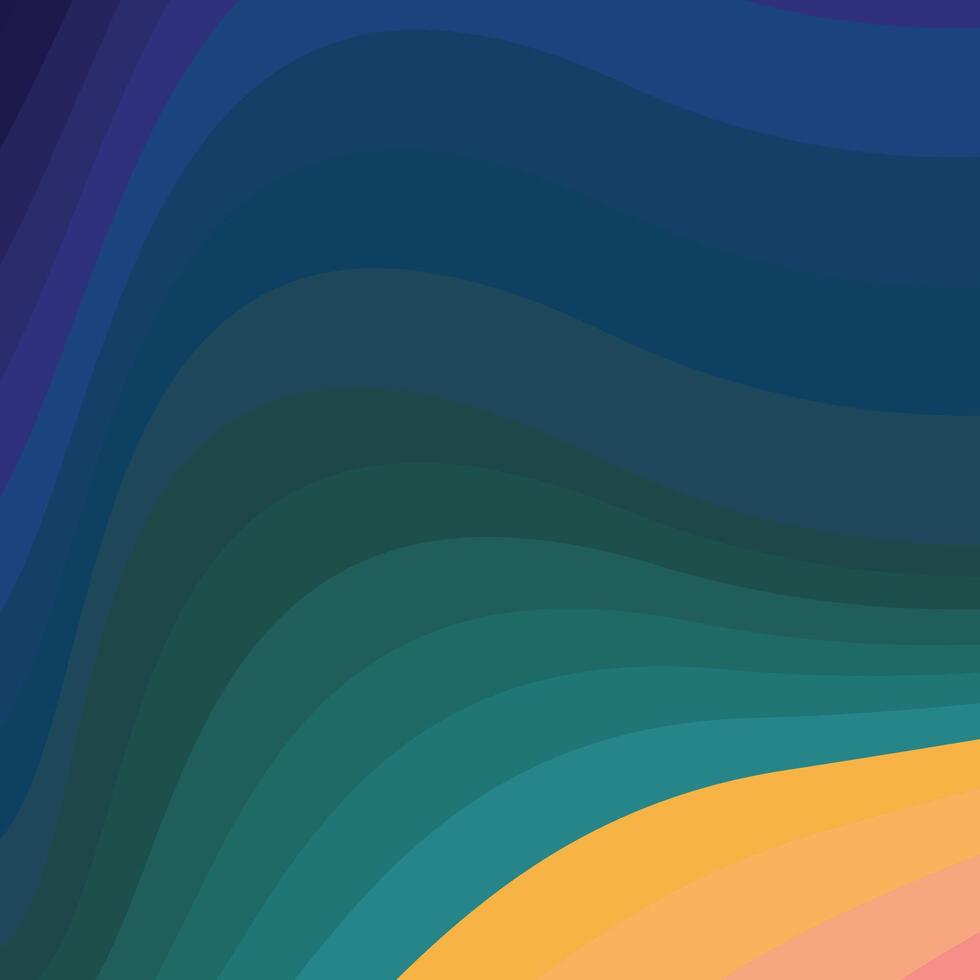 wavy gradation art wallpaper background vector