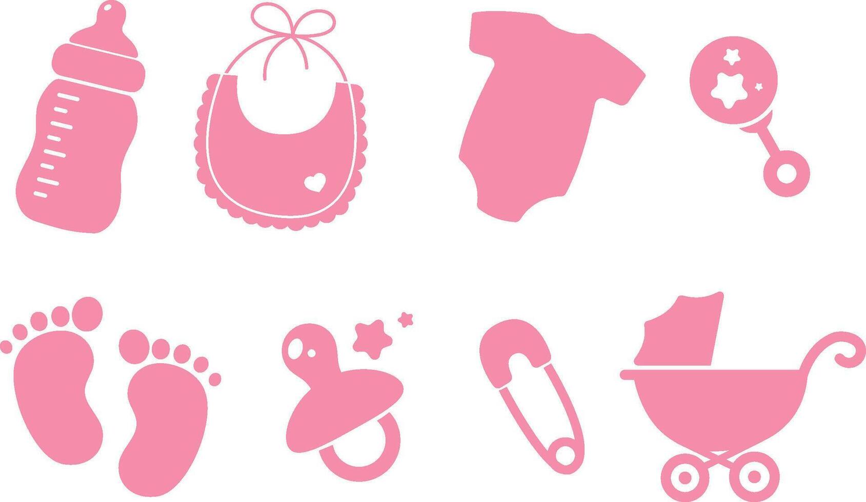 Baby Bottle Baby Shower vector