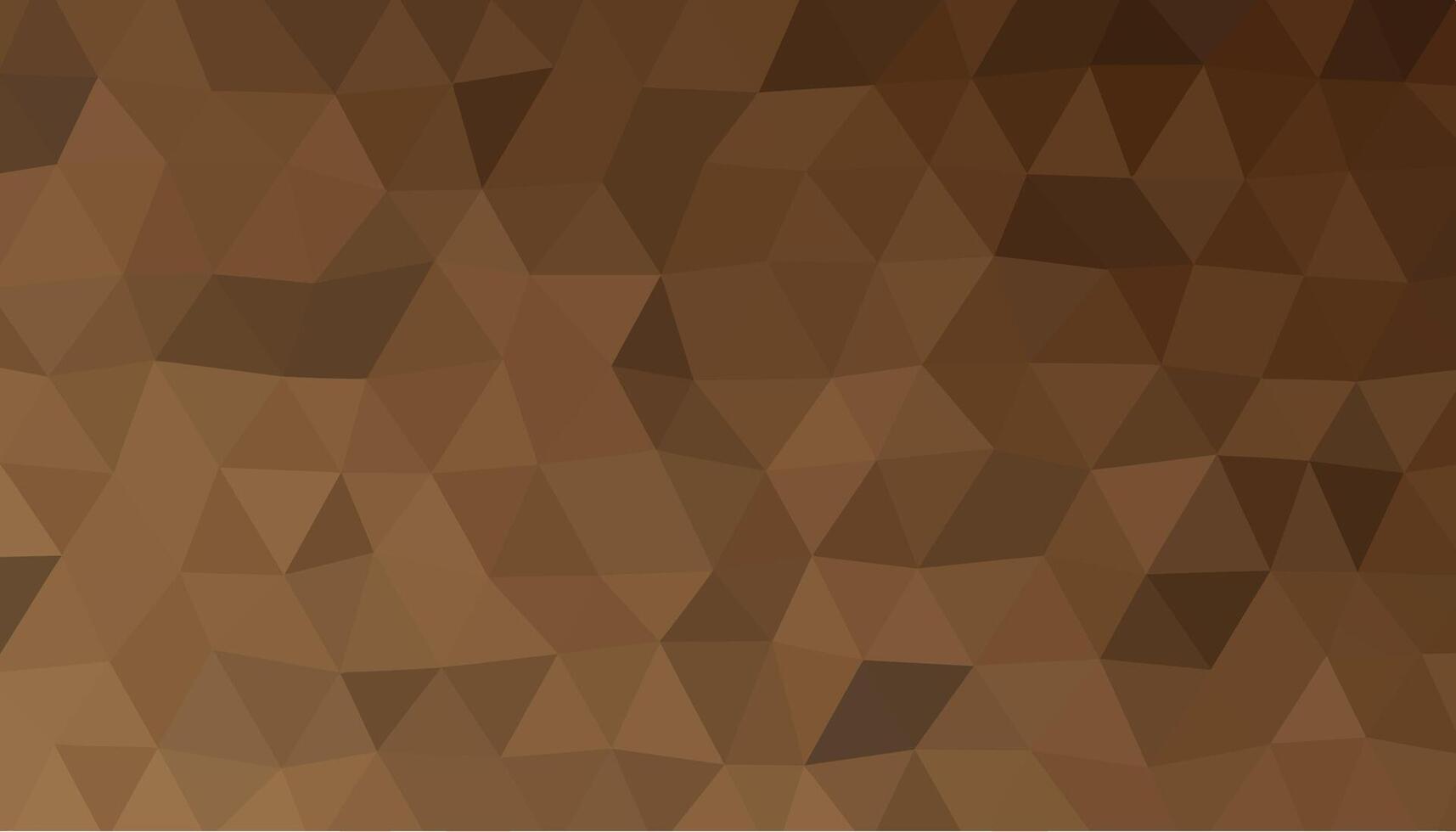 Abstract Low Poly Background in Neutral Brown Tones with Dark Gradient vector